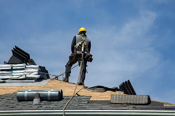 Professional Roofing technician working in Westwood, MI
